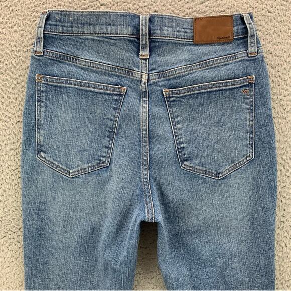 Madewell Women's Skinny Flare Jeans in Ellsworth Wash Stretch Denim  -  Size: 28 - Picture 4 of 15